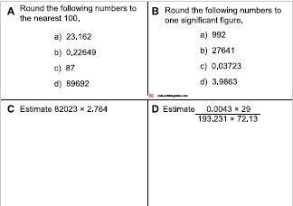 Estimation and Significant figures